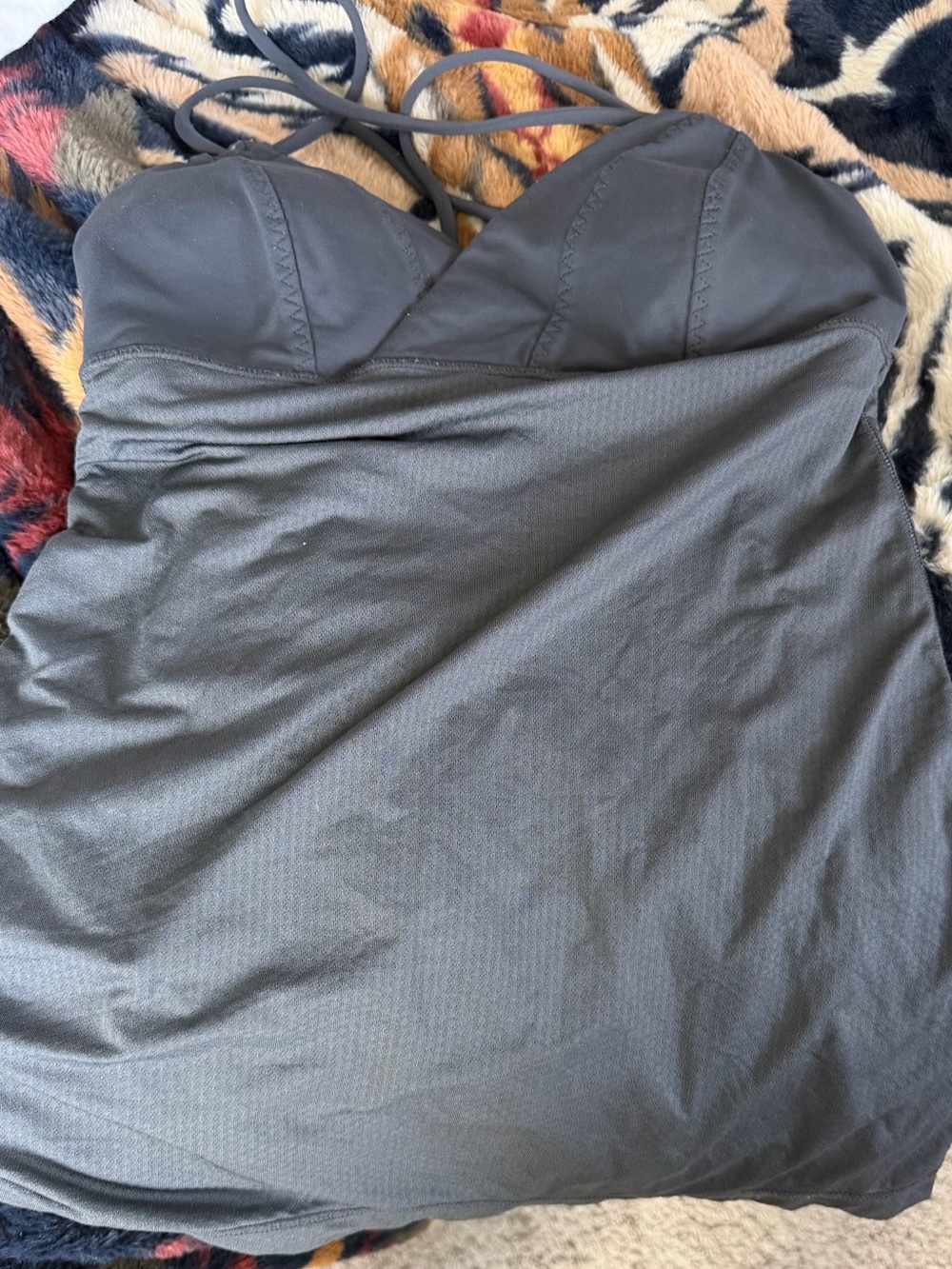 lululemon athletica Charcoal Gray Chemise with Built-In Support